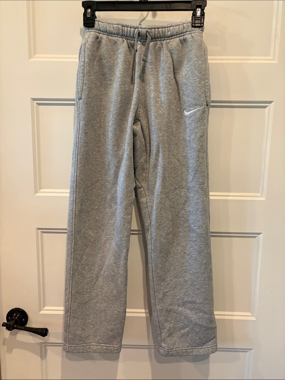 Nike Kids Light Gray Fleece Joggers